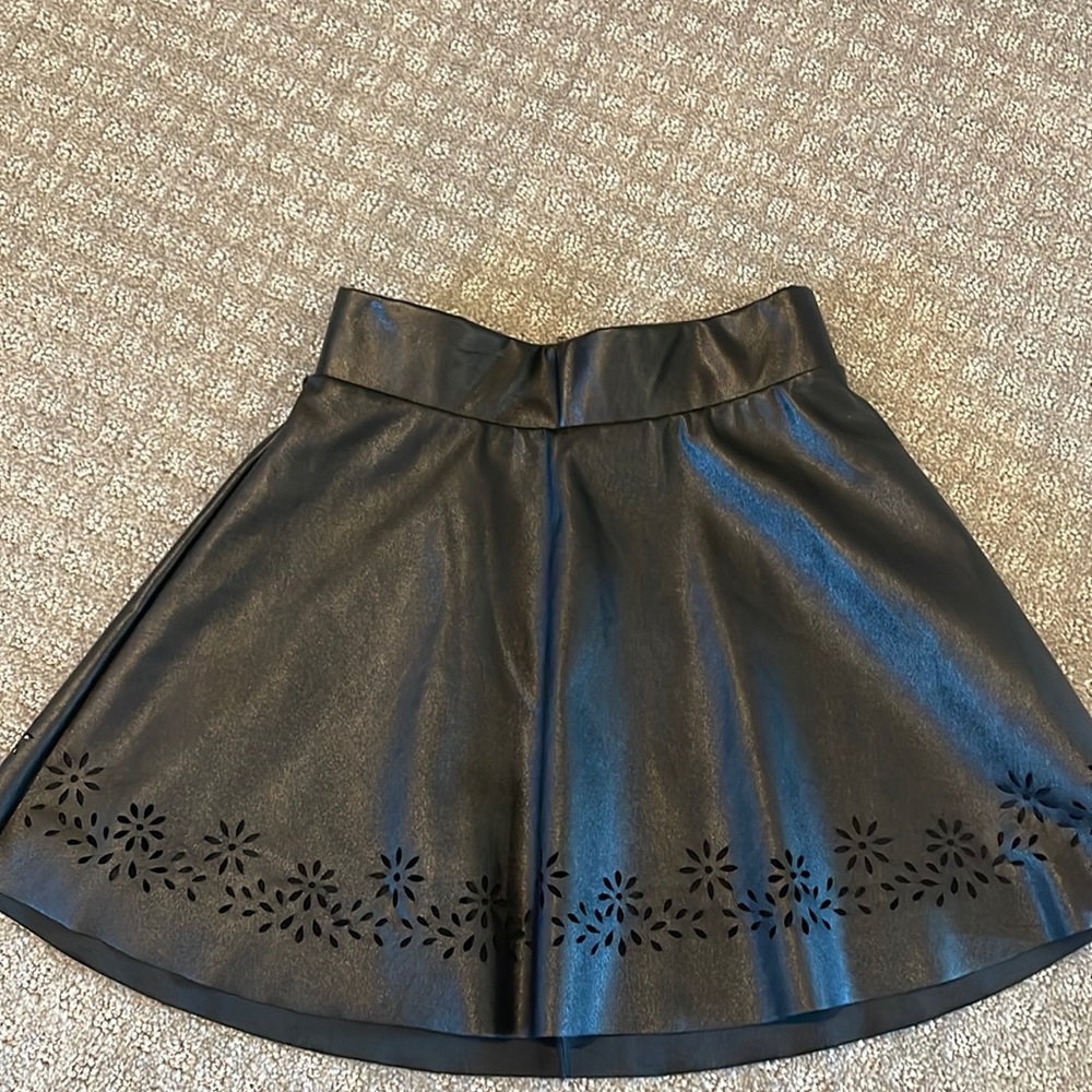 Ruby & Bloom Faux Leather Skirt